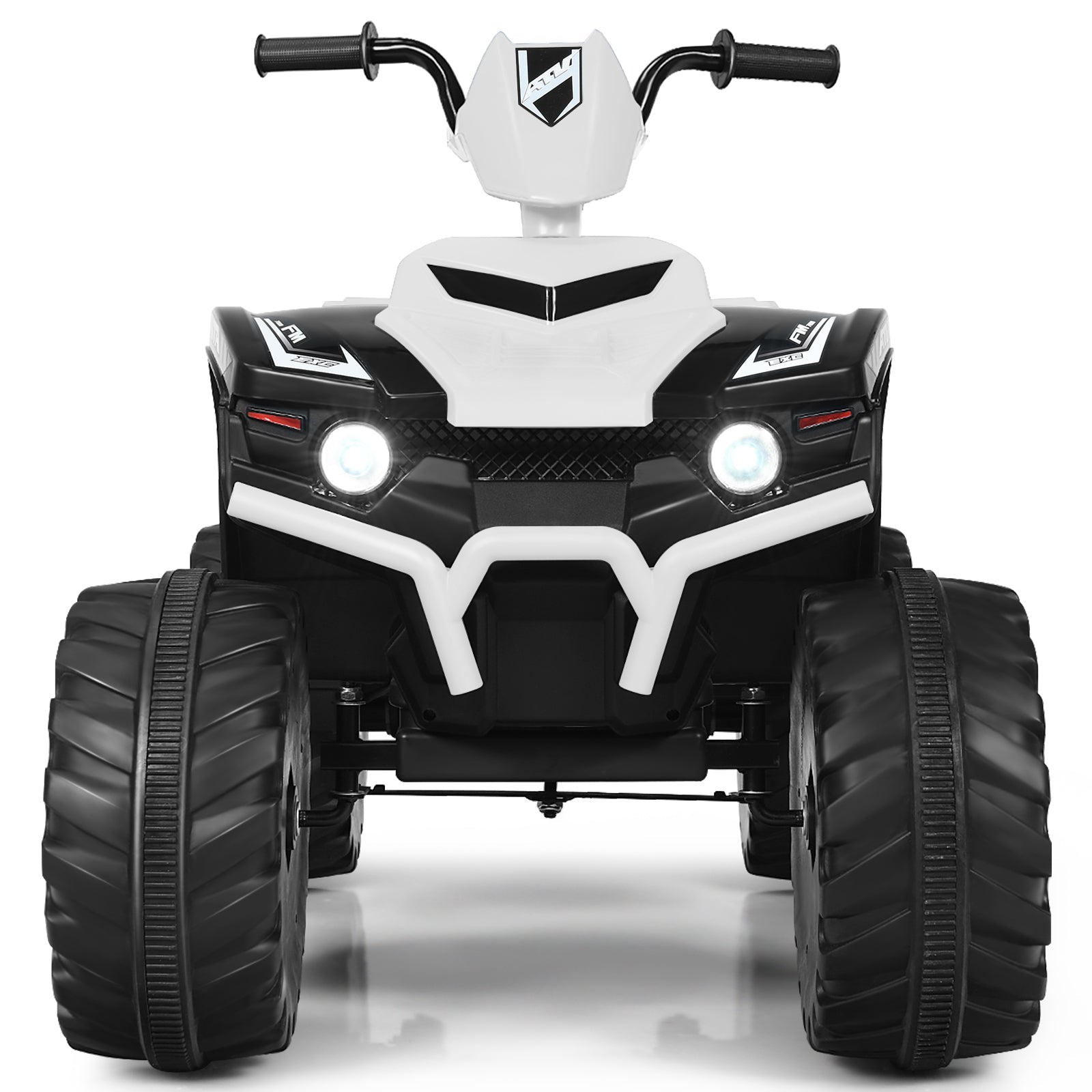 12V Electric Kids Quad ATV Ride-On Car with LED Lights
