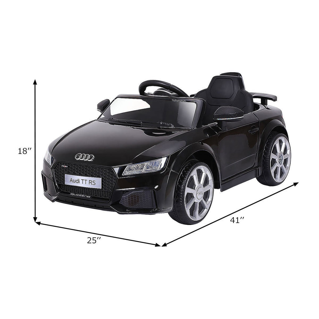 12V Electric Ride-On Mini Audi TT RS Car for Kids with Remote Control