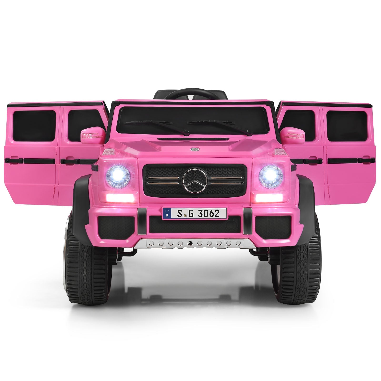 Licensed Mercedes-Benz 12V Electric Battery-Powered Kids RC Ride-On Car