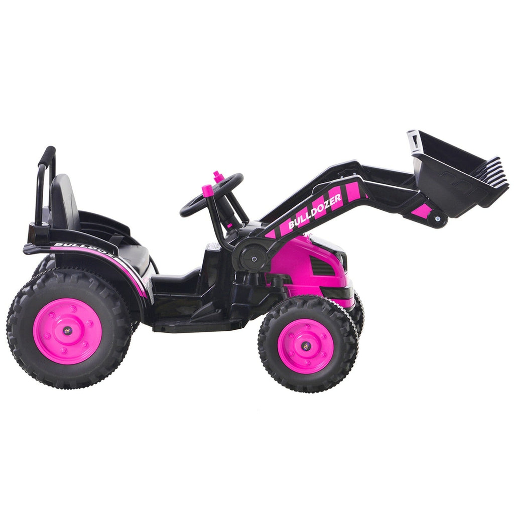 Toddler Ride-On Bulldozer Construction Vehicle Toy for Kids