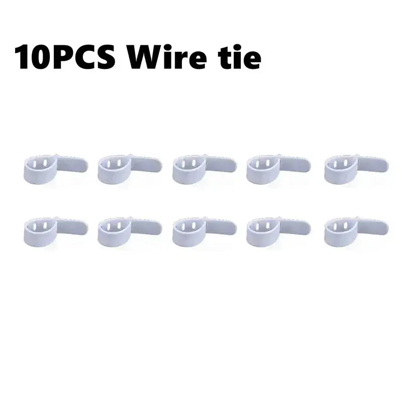 Transparent plastic cable storage box office desk wire organizer