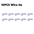Transparent plastic cable storage box office desk wire organizer