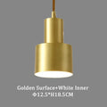 Two tier brass finish led pendant light for dining room