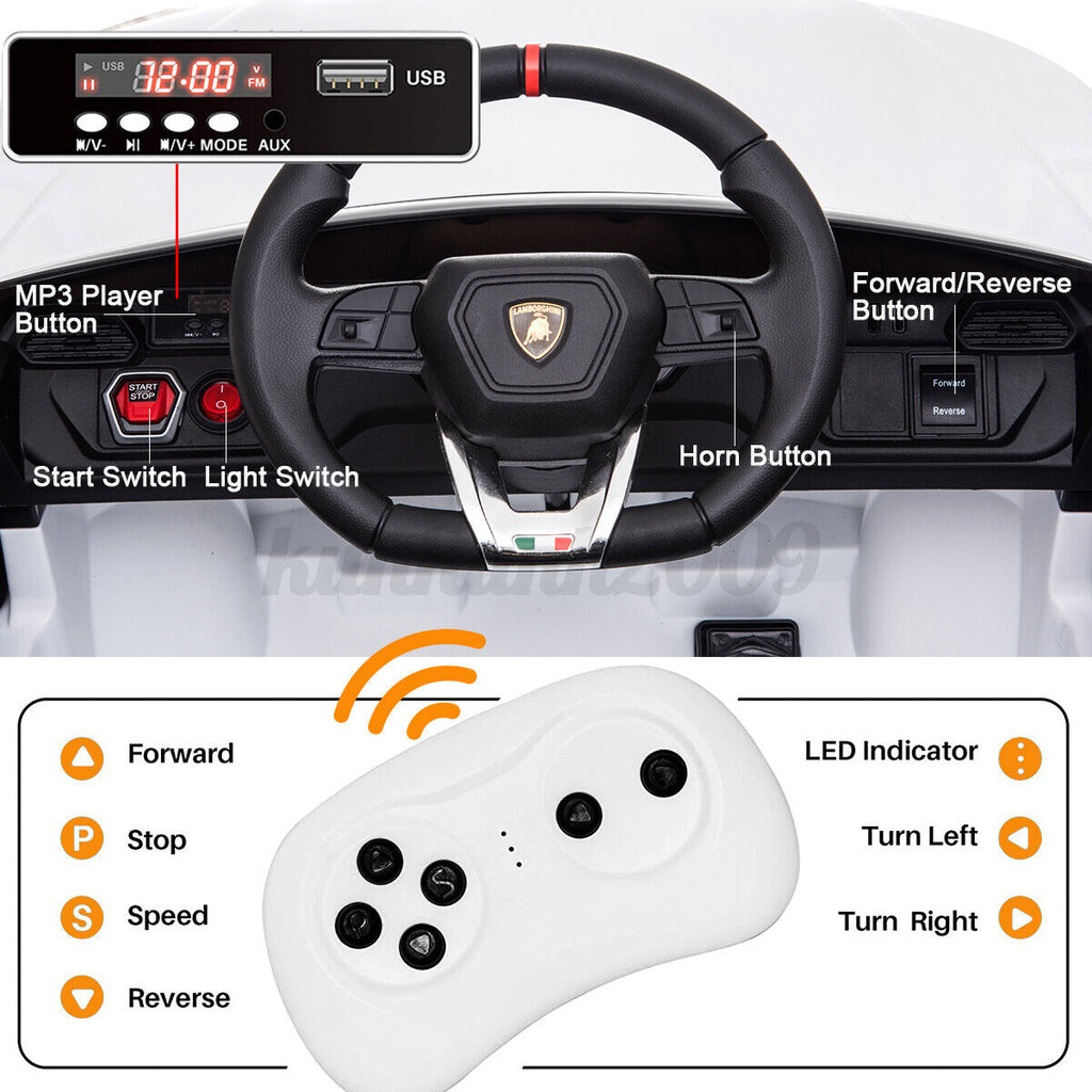 Ultimate Lamborghini Urus 12V Kids Ride on Car with Remote Control - Electric Powered