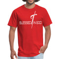 Mens Tee - Blessed in God Print