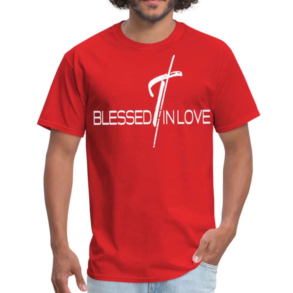 Mens Graphic T-Shirt - Blessed in Love Tee