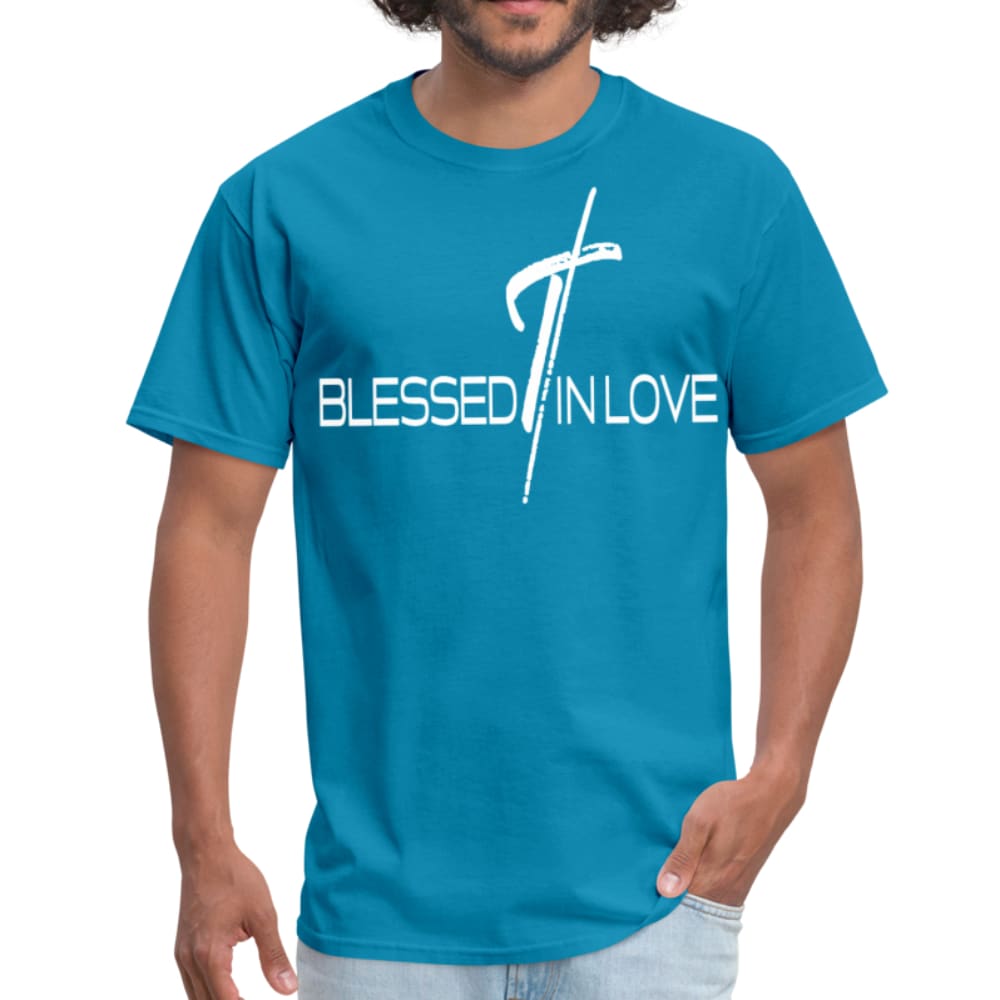 Mens Graphic T-Shirt - Blessed in Love Tee