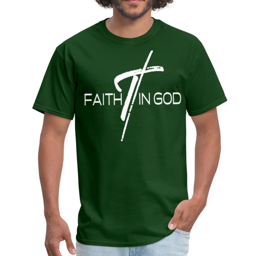 Mens Graphic T-Shirt - Faith in God Tee