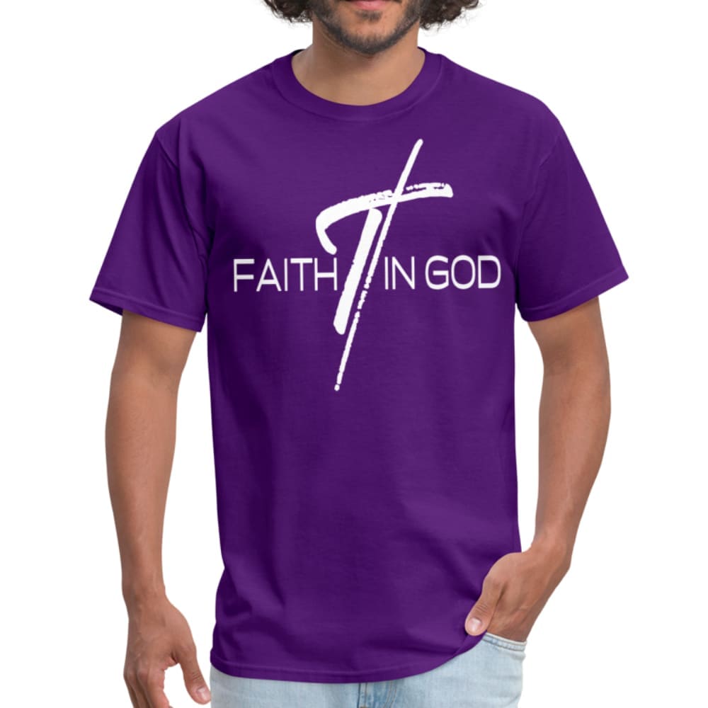 Mens Graphic T-Shirt - Faith in God Tee