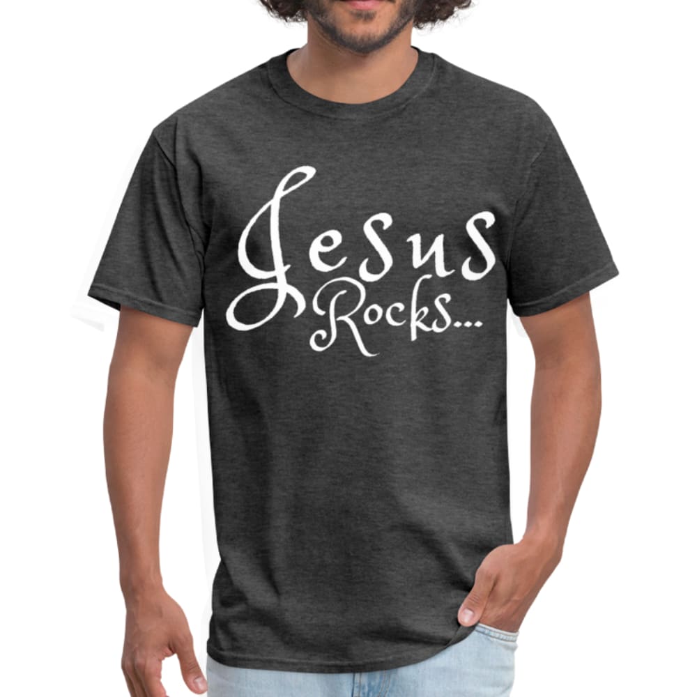 Faith Filled Mens Inspirational t Shirt with Uplifting Quote for Christian Lifestyle