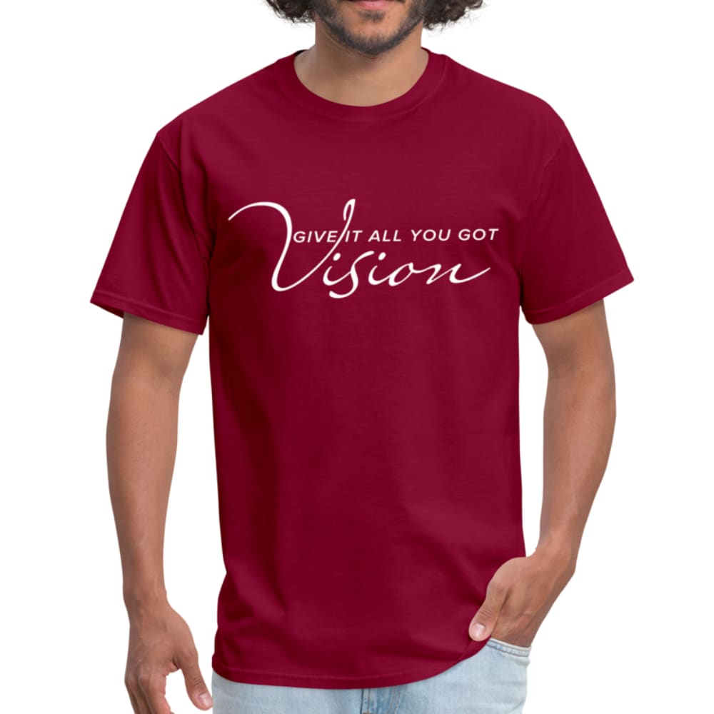 Mens Graphic T-Shirt - Vision Give it All you Got Tee