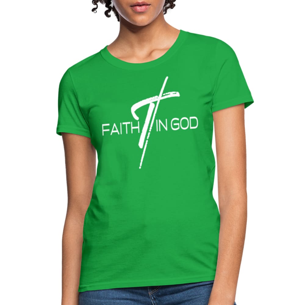Womens T-shirt - Faith in God Tee