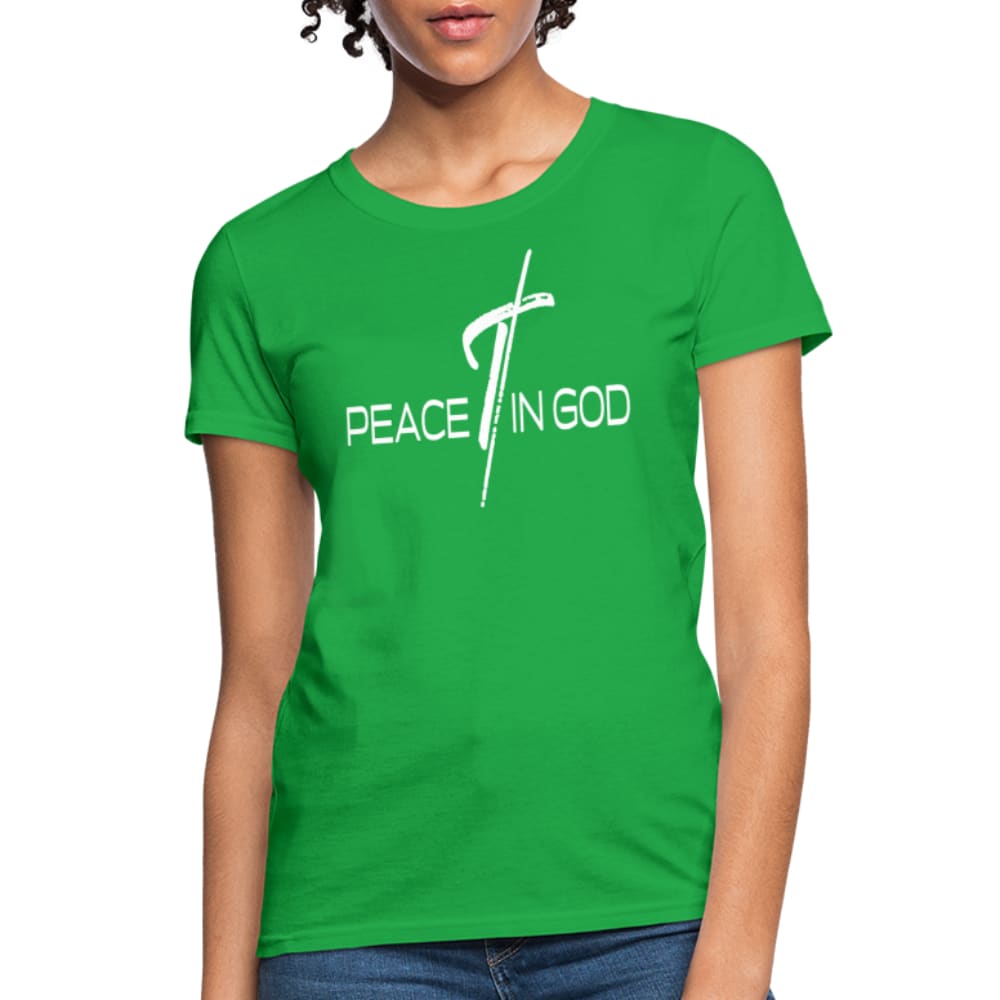 Womens T-shirt - Peace in God Tee