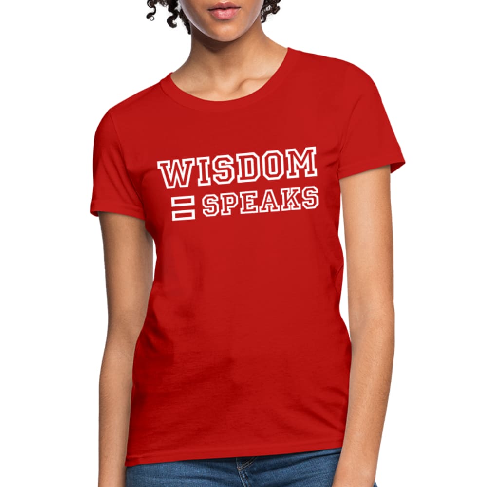 Womens T-shirt - Wisdom Speaks Tee