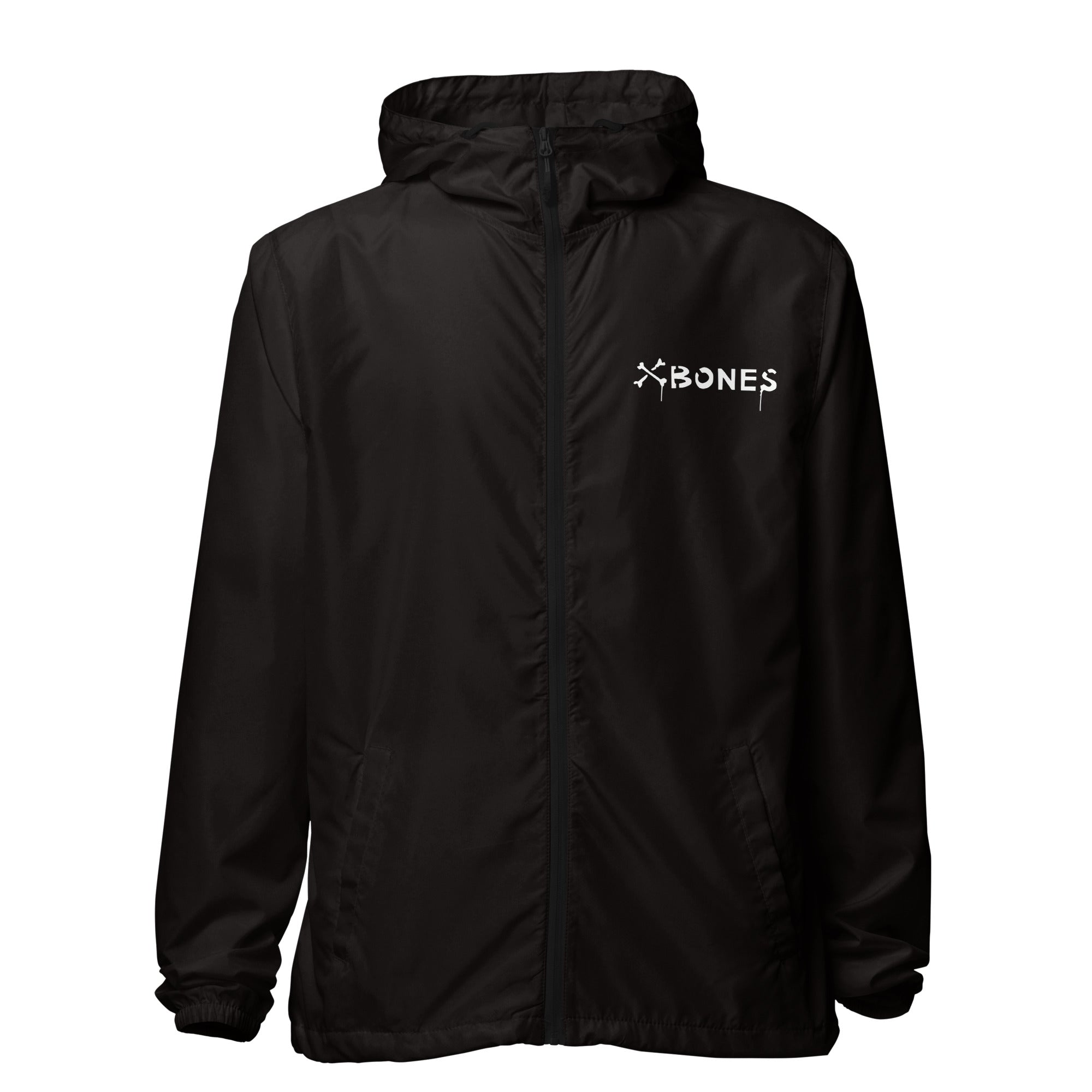 Unisex Packable Water-Resistant Windbreaker Jacket