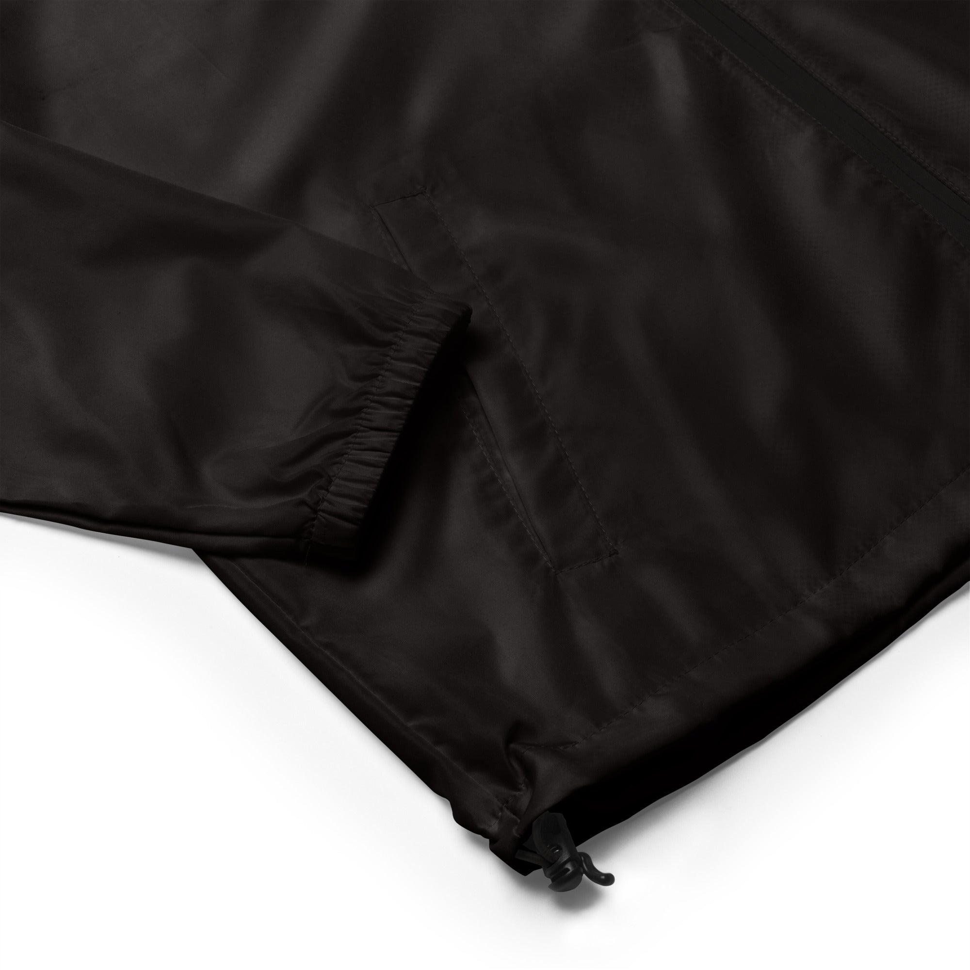 Unisex Packable Water-Resistant Windbreaker Jacket