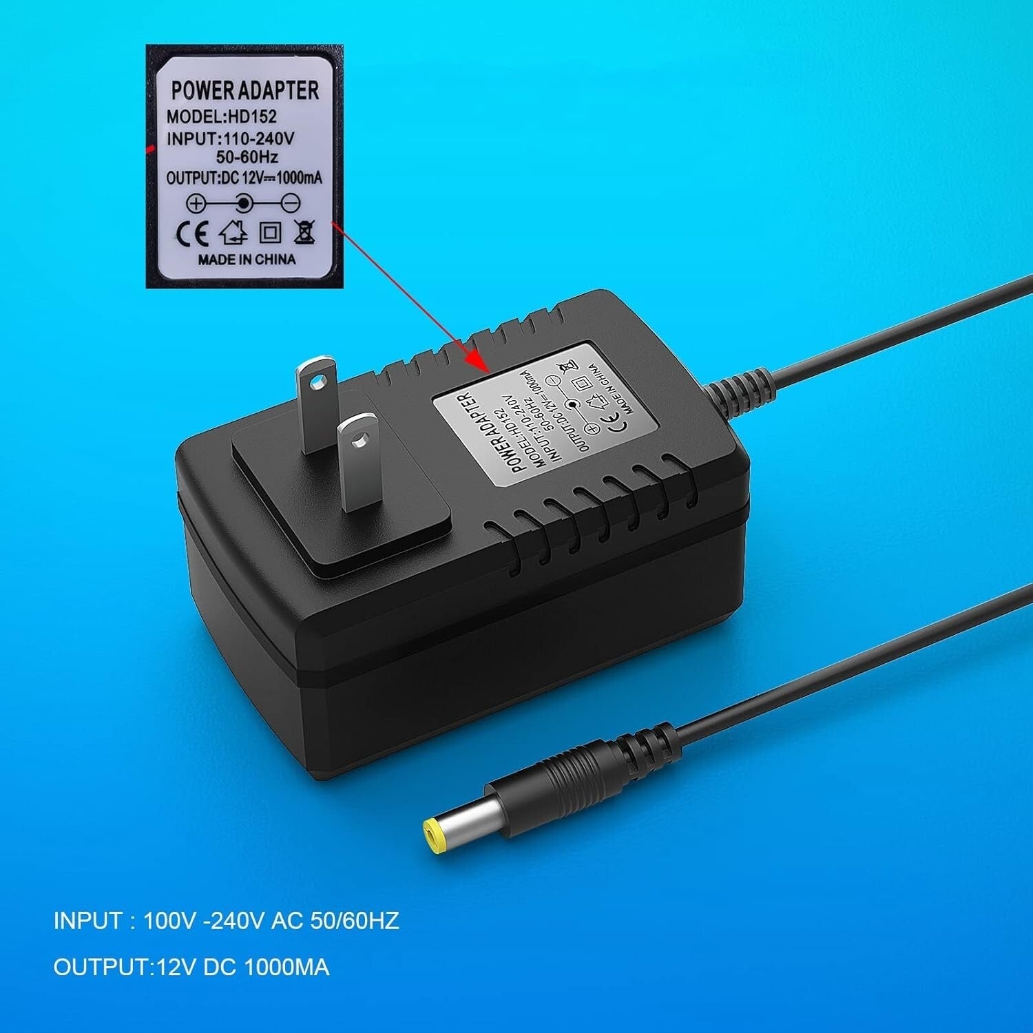 12V Universal Charger for Kids’ Electric Cars with Overcharge Protection