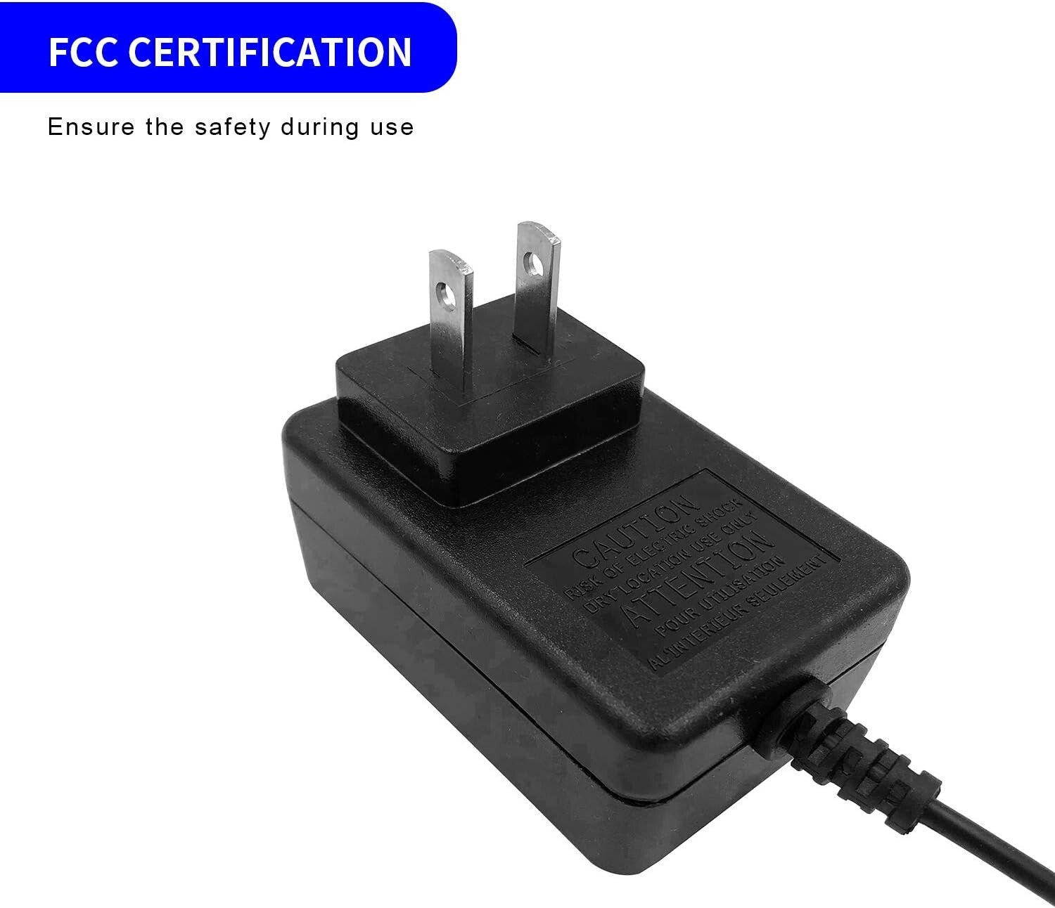Universal 24V Charger for Electric Ride-On Cars and Strollers with LED Indicator