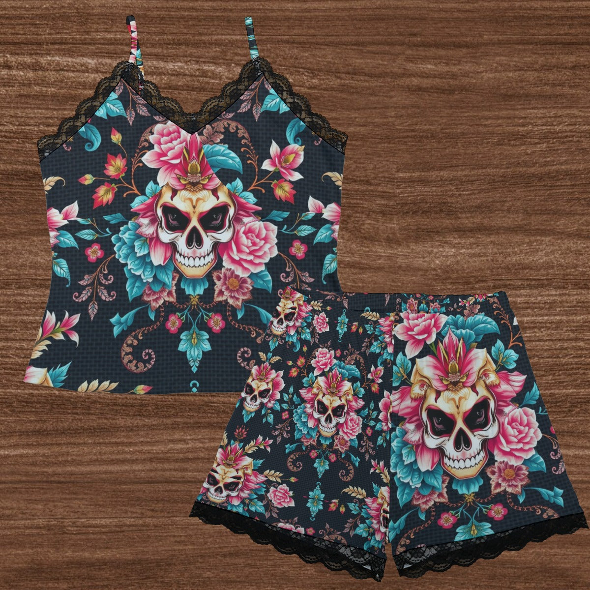 Floral Sleepwear for Women Set Top + Bottoms Crown Co.👑