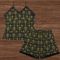 Munsieur Urban Sleepwear Set for Women with Skull Print