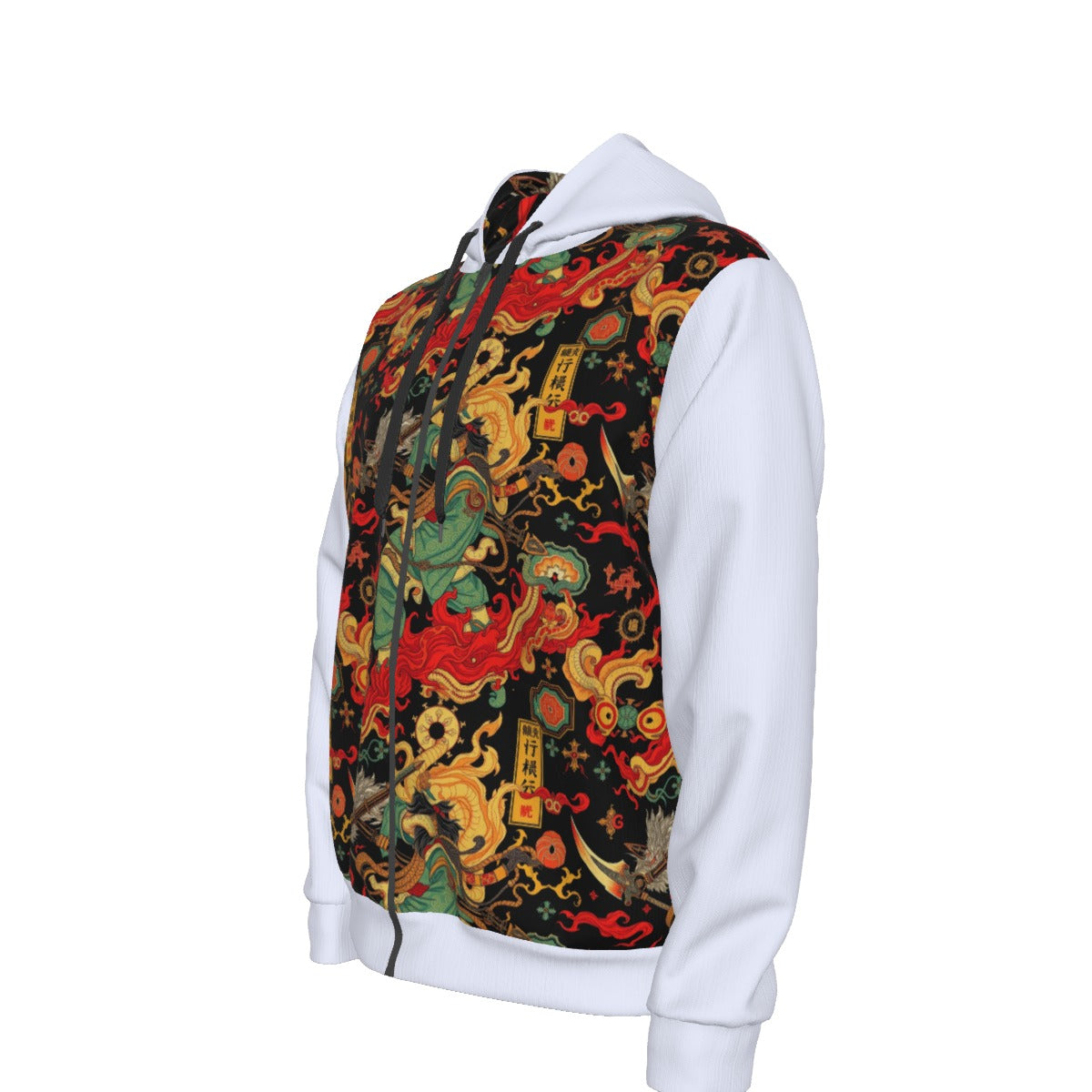 Munsieur Urban Streetwear Dragon Hoodie with Bold Design
