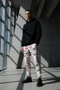 Munsieur Urban Streetwear Joggers with Luxe Pattern