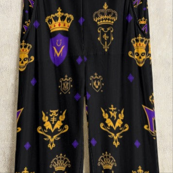 Munsieur Luxury Graphic Patterned Jumpsuit with Ties