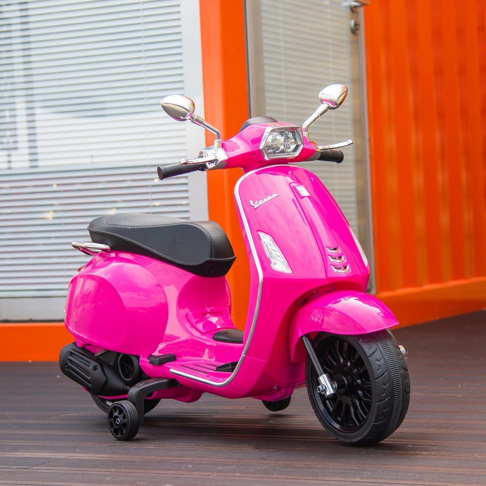 Licensed Pink Electric Kids Motorcycle with Music and FM Radio