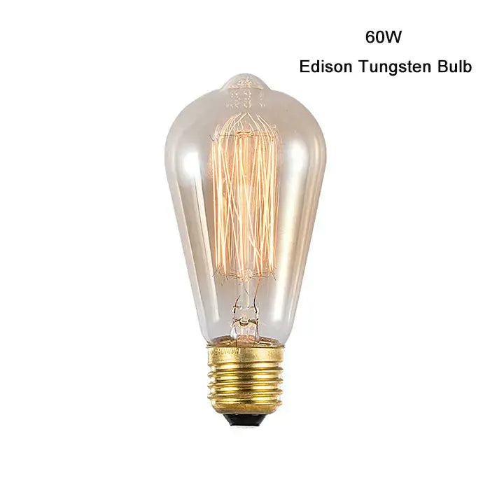 Vintage amber warm led spiral filament bulb living room edison light