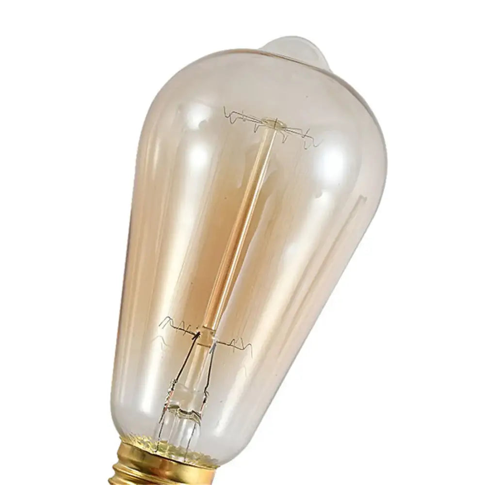 Vintage amber warm led spiral filament bulb living room edison light
