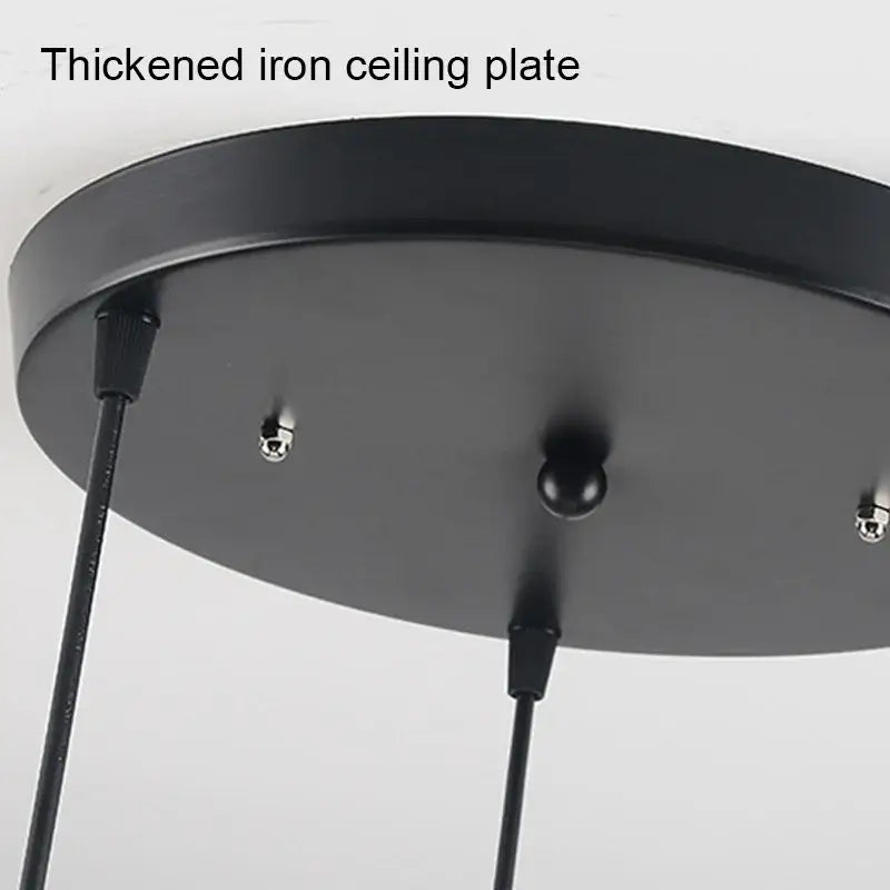 Vintage black man iron pendant light – bedroom cartoon lamp