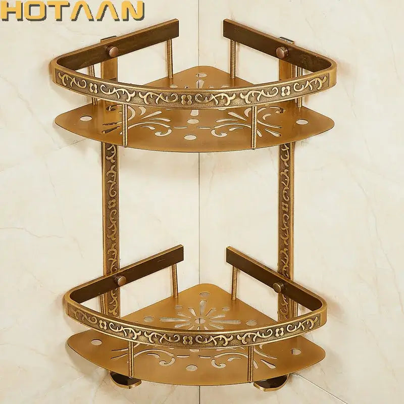 Vintage brass bathroom accessories set ornate bathroom hardware