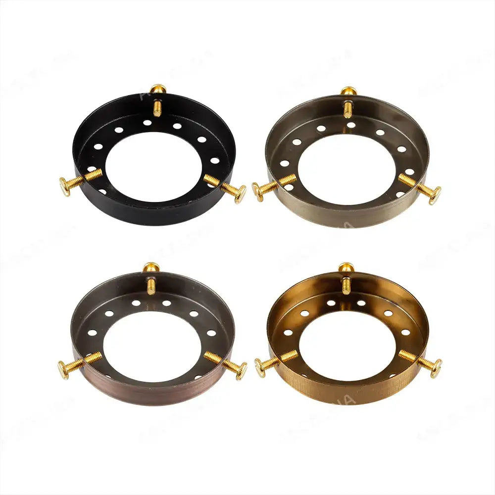 Vintage brass chandelier lamp holder set for dining room lights