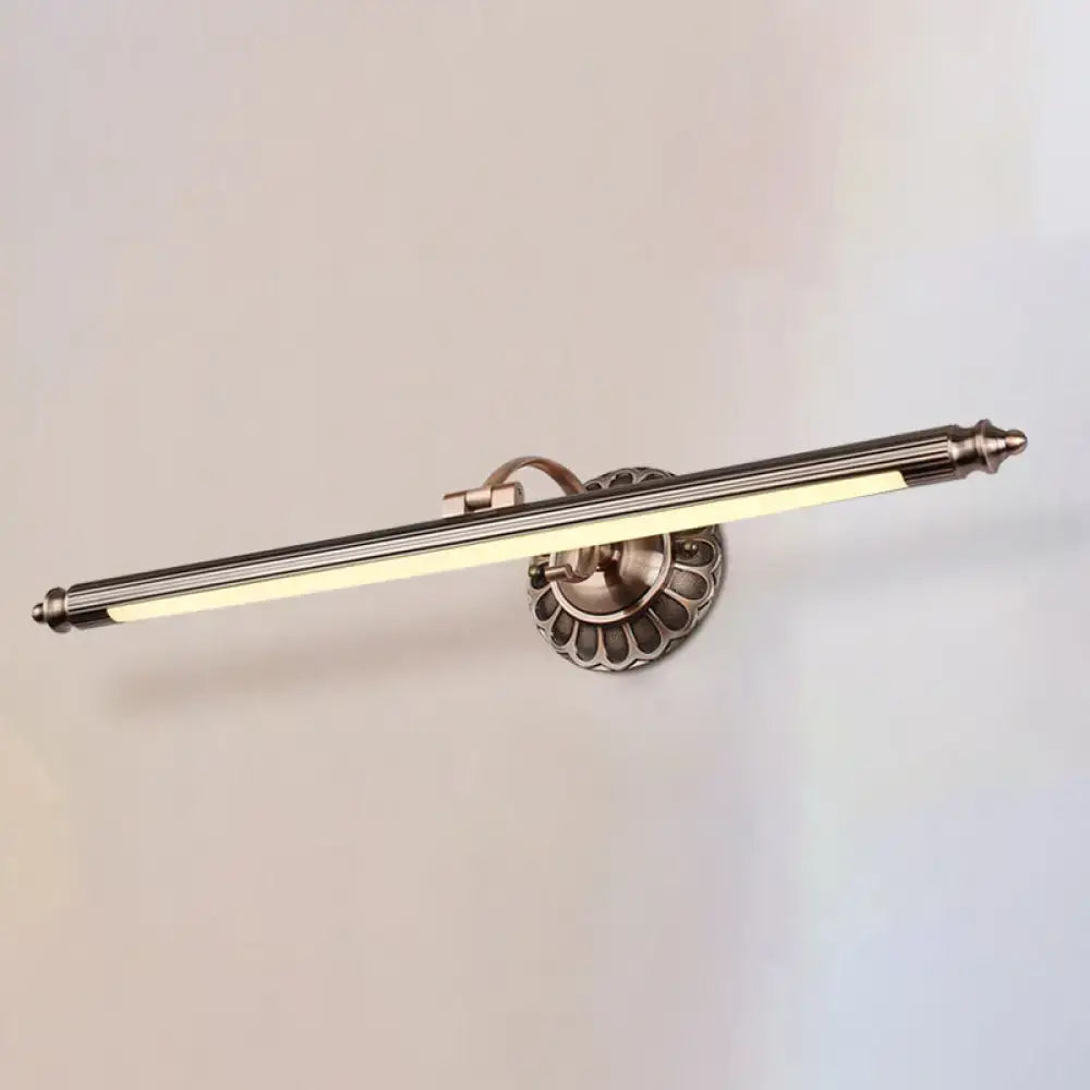 Vintage brushed brass sconce wall light led vanity – bedroom lighting