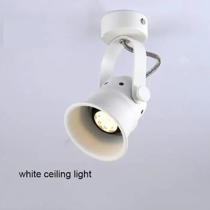 Vintage copper & black gu10 led track light kitchen spotlight