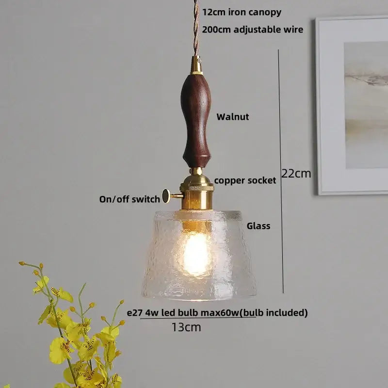 Vintage cream glass and brass adjustable led pendant dining room