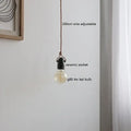 Vintage industrial matte white ceramic led pendant lamp kitchen light