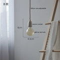 Vintage japanese ceramic led pendant light kitchen black & white