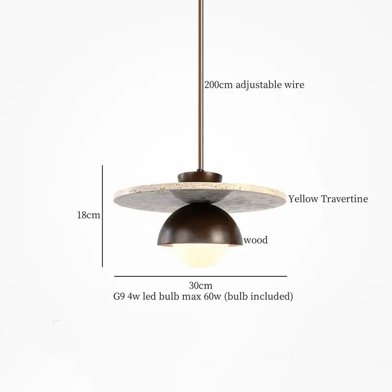 Vintage white cement led pendant lamp for dining room