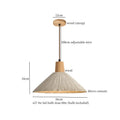 Vintage white cement led pendant lamp for dining room