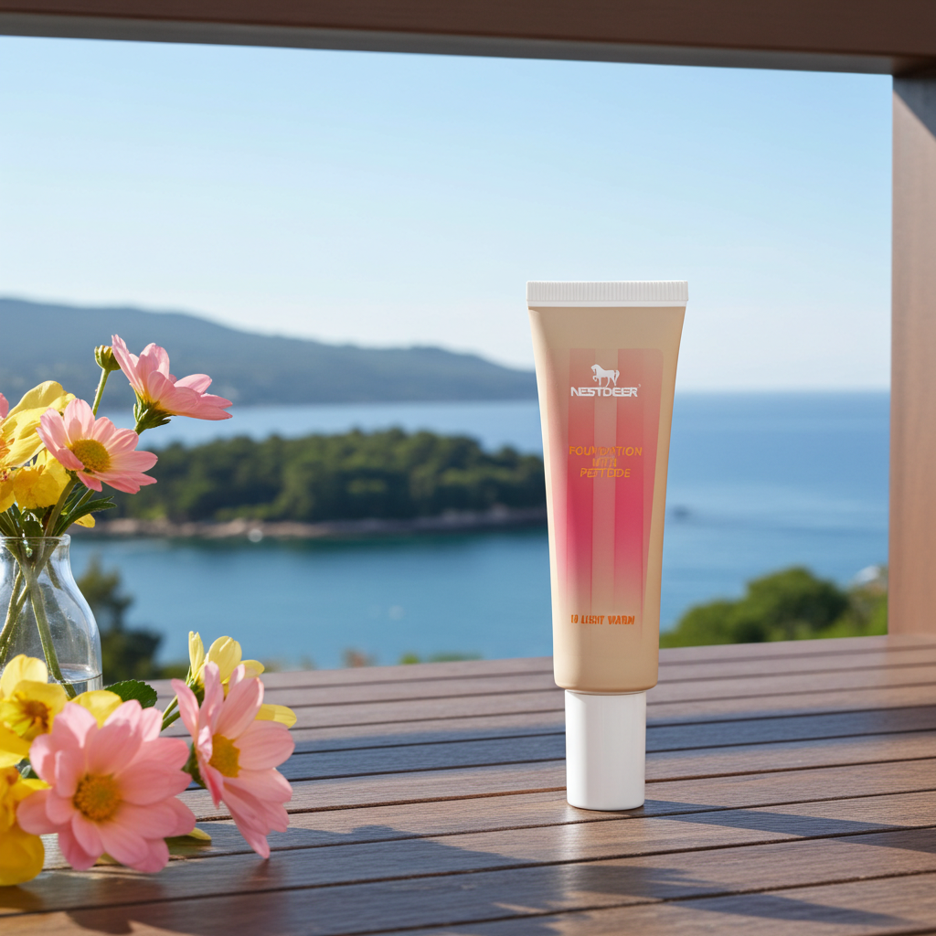 Foundation with Peptides, 10 Light Warm