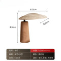 Wabi-sabi vintage wooden desk lamp bedroom fabric table light
