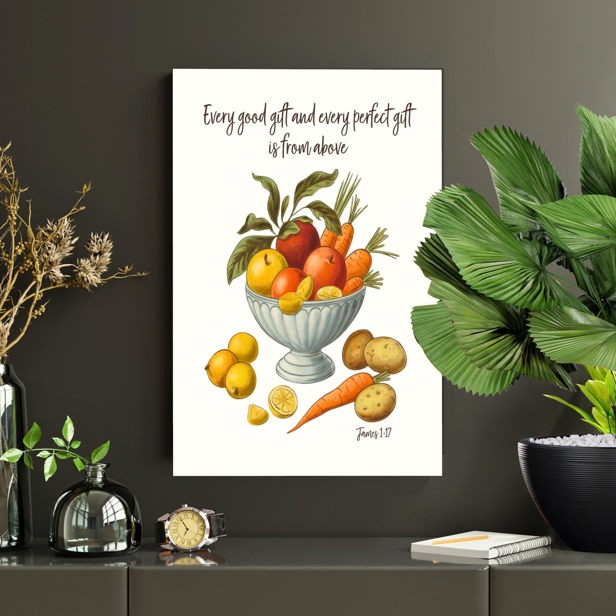 Wall Decor Giclee Poster Art Print - Every Good Gift and Every Perfect Gift