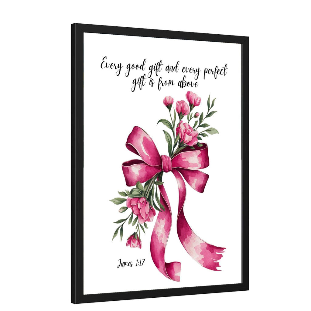 Wall Decor Giclee Poster Art Print - Every Good Gift and Every Perfect Gift Art