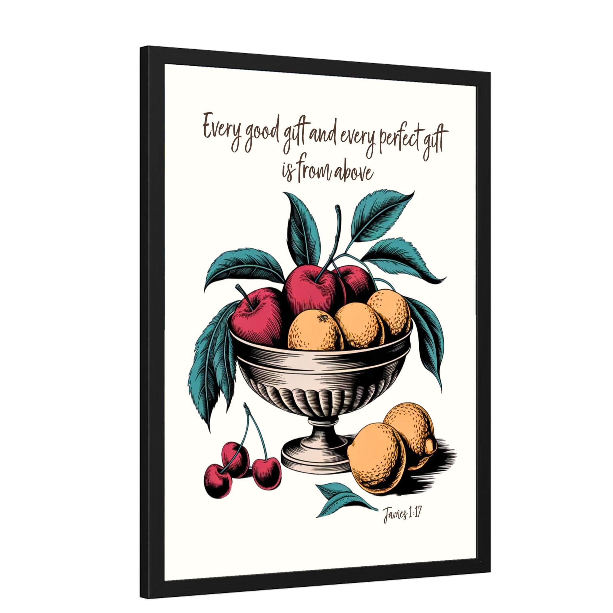 Wall Decor Giclee Poster Art Print - Every Good Gift and Every Perfect Gift Art