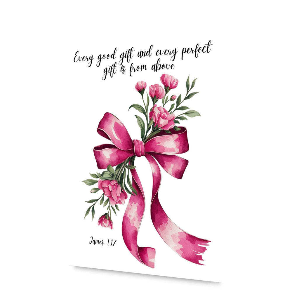 Wall Decor Giclee Poster Art Print - Every Good Gift and Every Perfect Gift Art