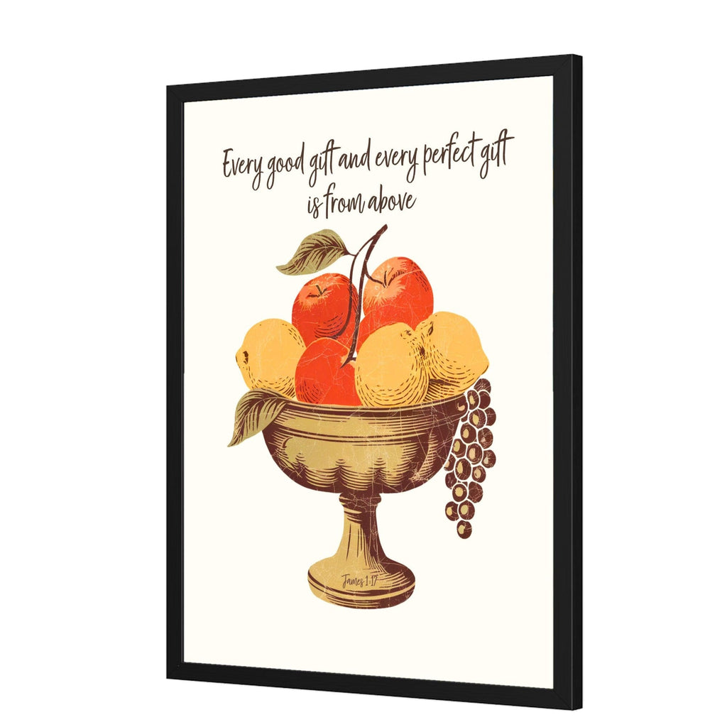 Wall Decor Giclee Poster Art Print - Every Good Gift and Every Perfect Gift Art