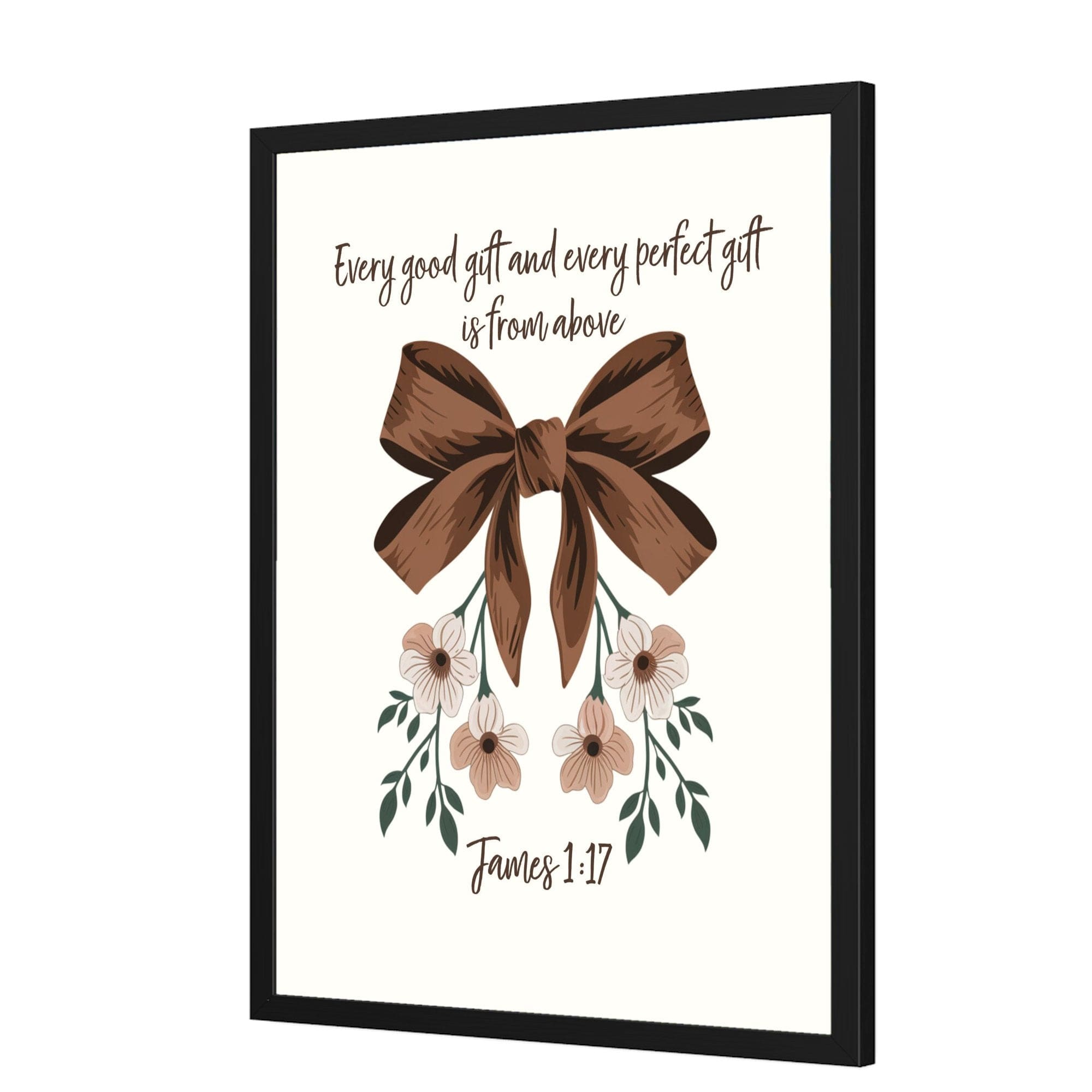 Wall Decor Giclee Poster Art Print - Every Good Gift and Every Perfect Gift Art