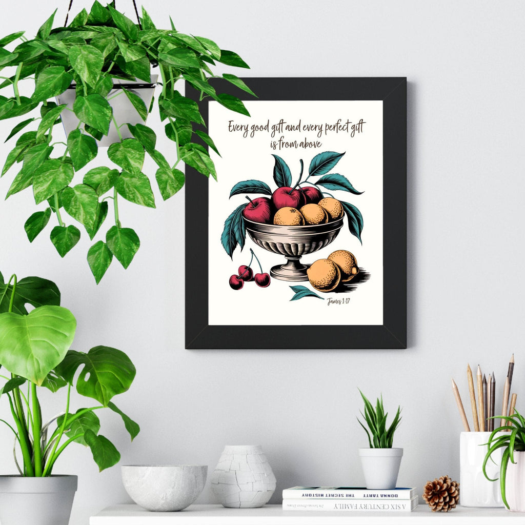 Wall Decor Giclee Poster Art Print - Every Good Gift and Every Perfect Gift Art