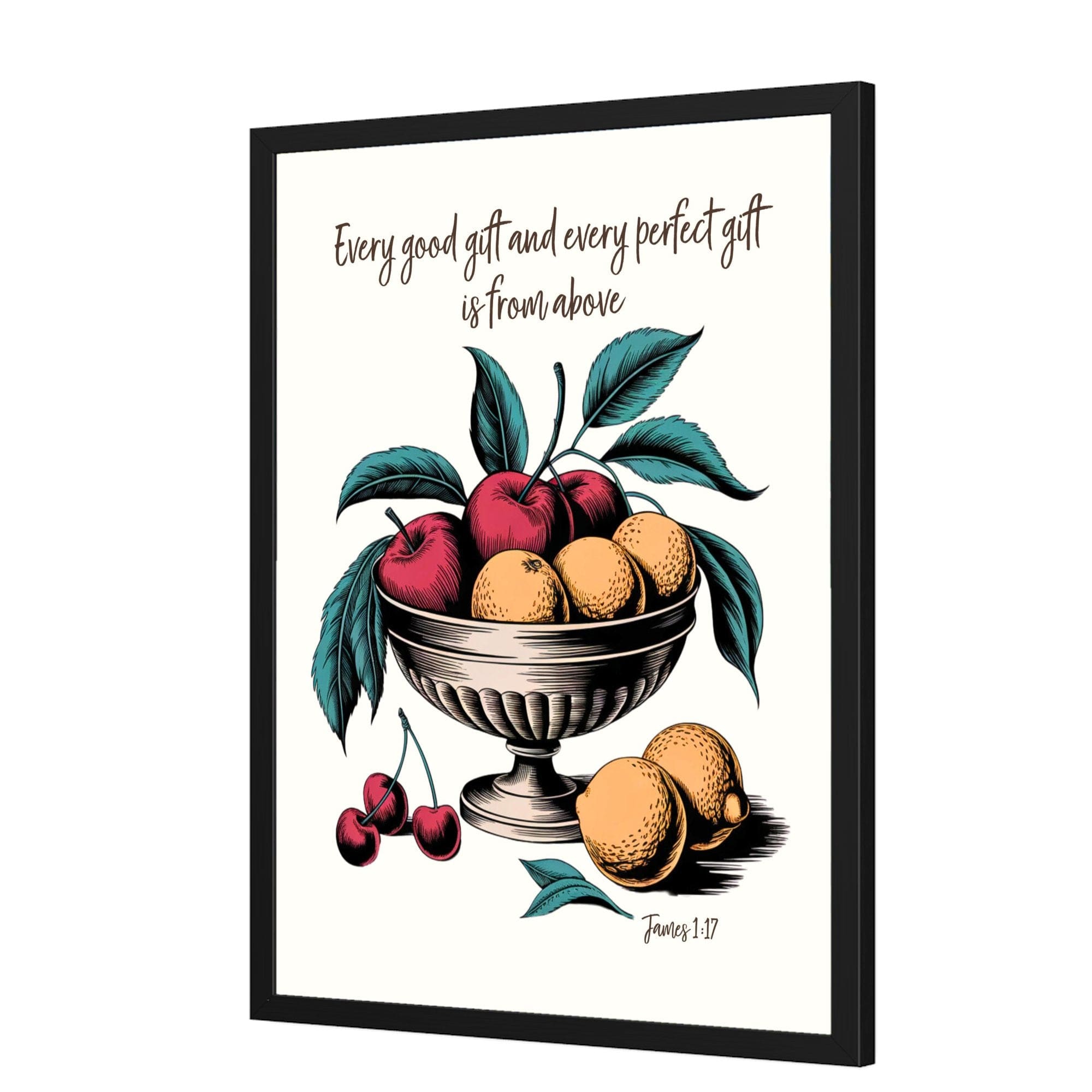 Wall Decor Giclee Poster Art Print - Every Good Gift and Every Perfect Gift Art